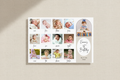 Baby's First Birthday Memory Collage